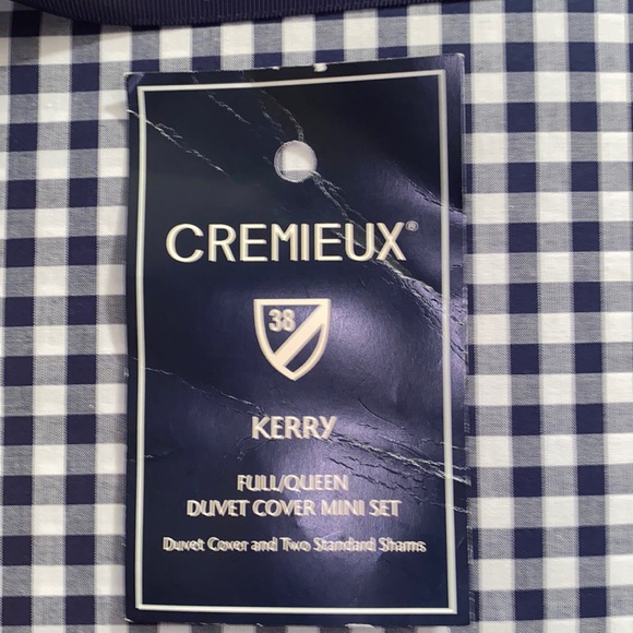 CREMIEUX 38 KERRY FULL/QUEEN
DUVET COVER MINI SET WITH TWO STANDARD SHAMS - Picture 5 of 7